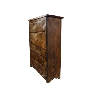 IS-135-AR Mid-18th Century Walnut Pantry Cabinet – rear view