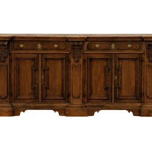 IS-139-CR Majestic Renaissance-Style Walnut Sideboard – front view