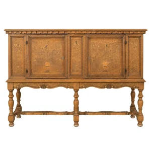 IS-141-CR Antique Lombard Chest Converted into a Sideboard – front view