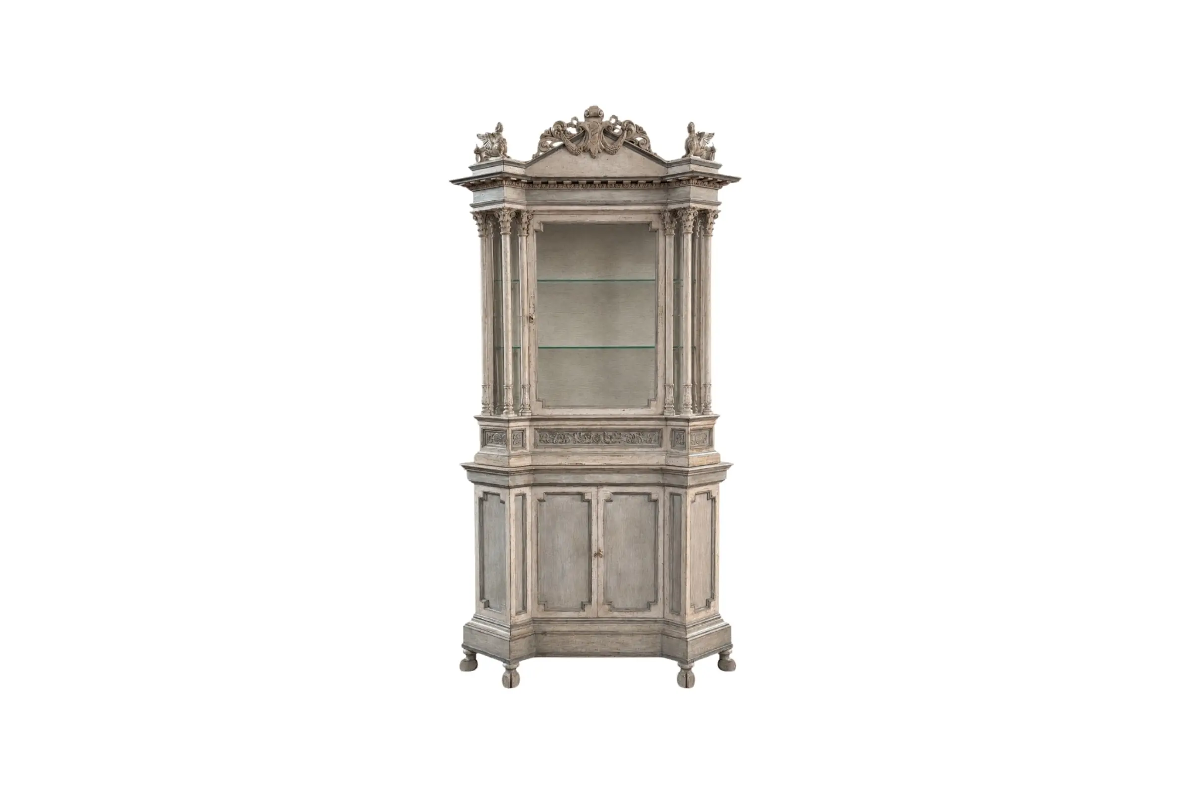 IS-142-VE Eclectic Italian Display Cabinet – front view